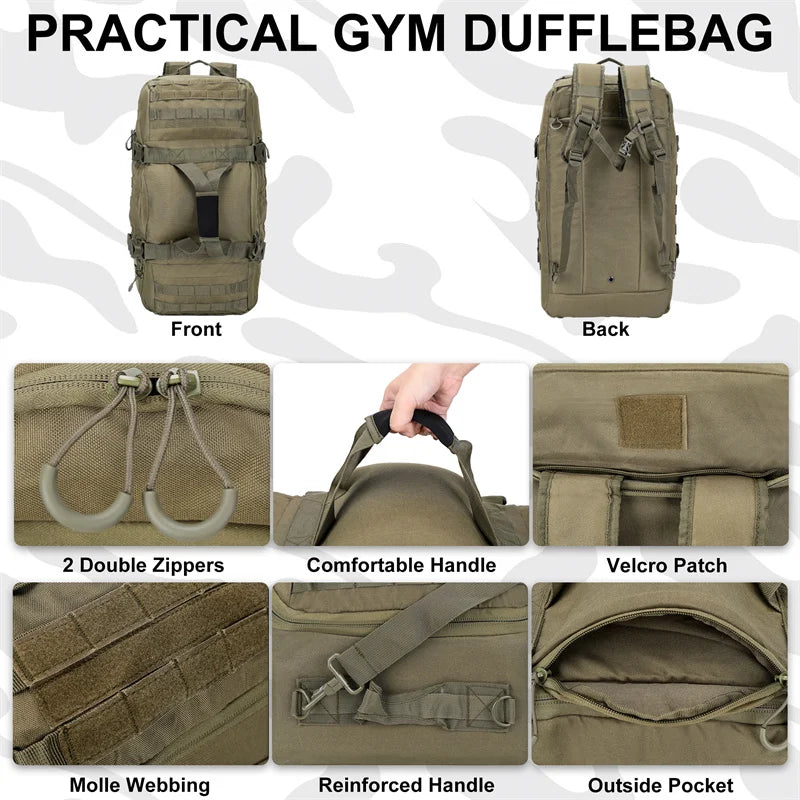 Outdoor Mountaineering Duffel Bag 35L/50L/80L