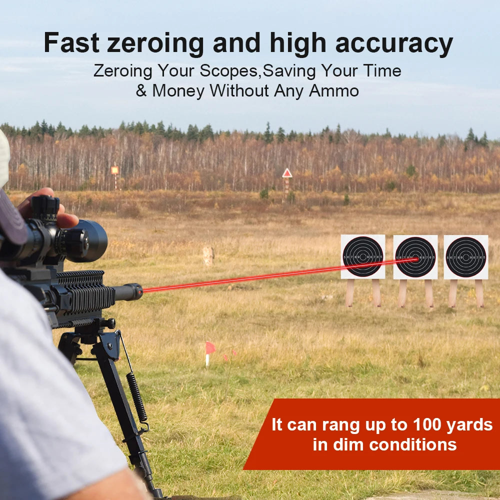 223REM Optics Cartridge Red Dot Laser Bore