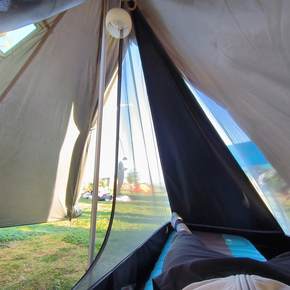 1-Person Camping Hot Tent with Chimney