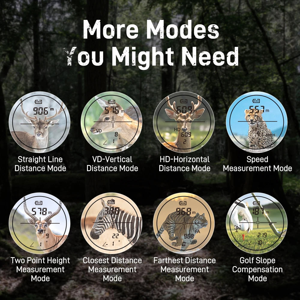 Mini 1200M Hunting Laser Rangefinder