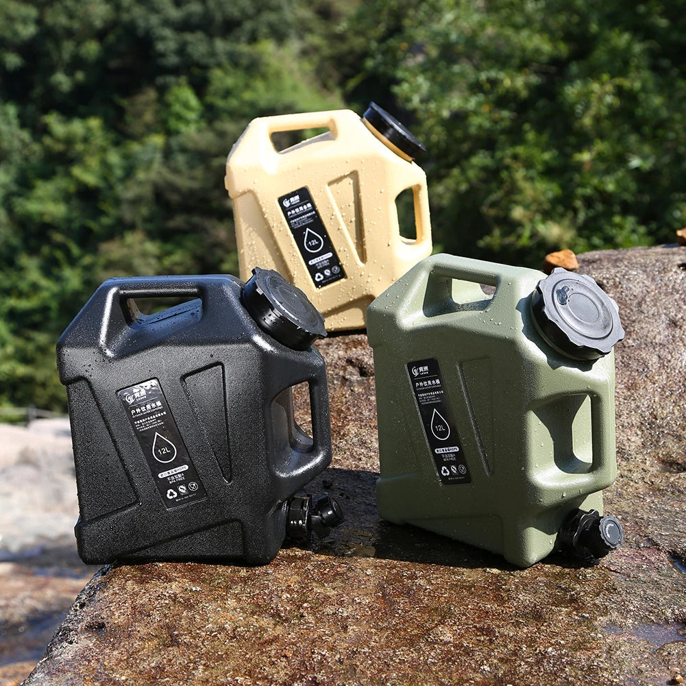 10/12L Outdoor Large-Capacity Water Container with Faucet
