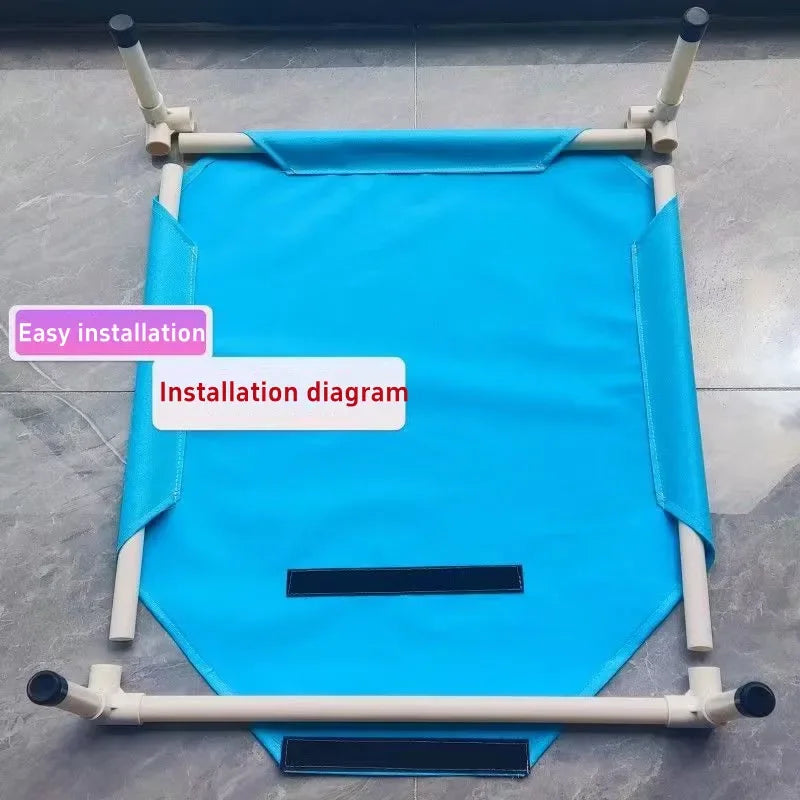 Portable Pet Camping Bed, Elevated and Washable