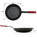 Lightweight 12" Pre-Seasoned Cast Iron Skillet