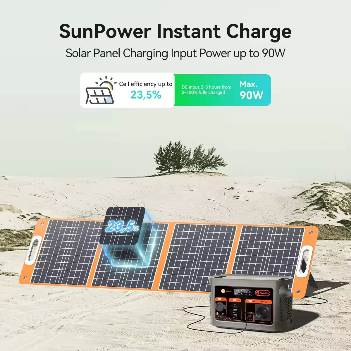 Portable Power Station Solar Generator 179.2Wh Battery