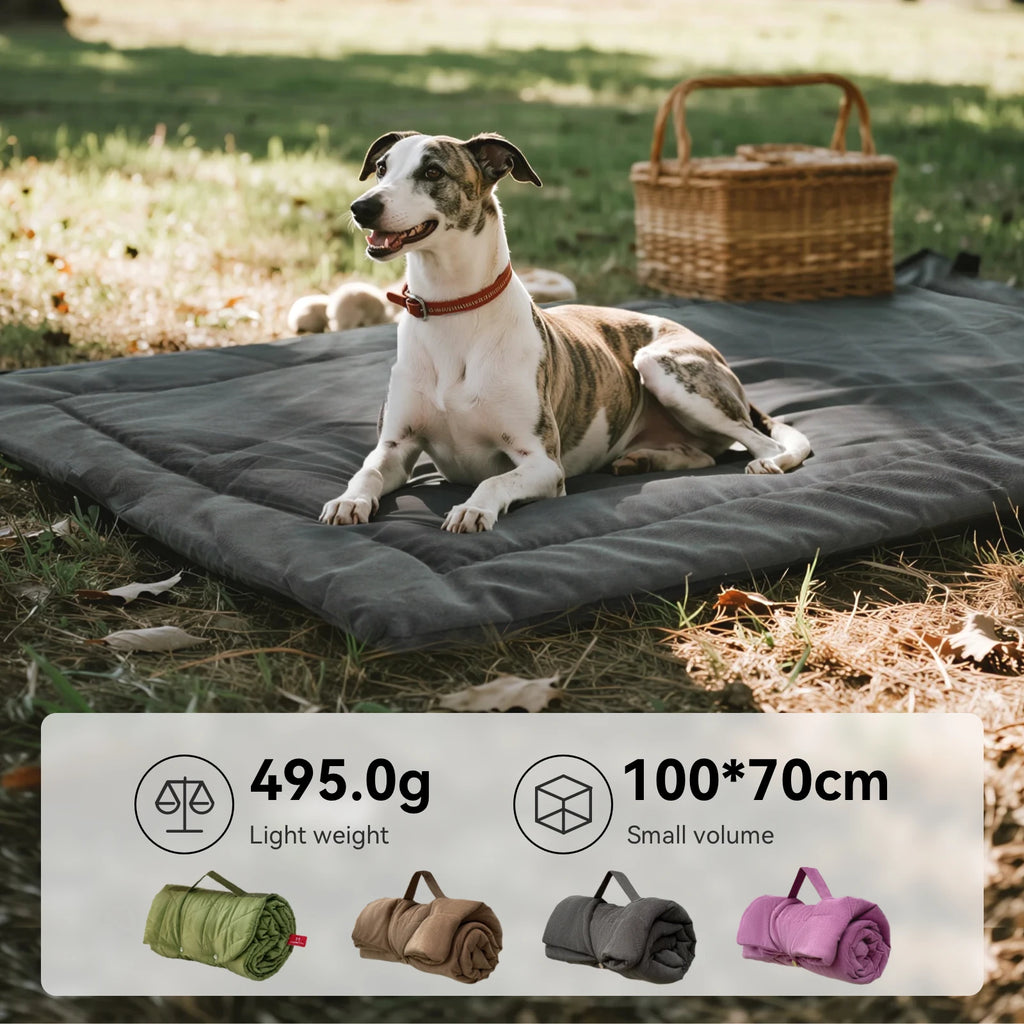 Outdoor Portable Dog Mat, Roll-Up, Washable