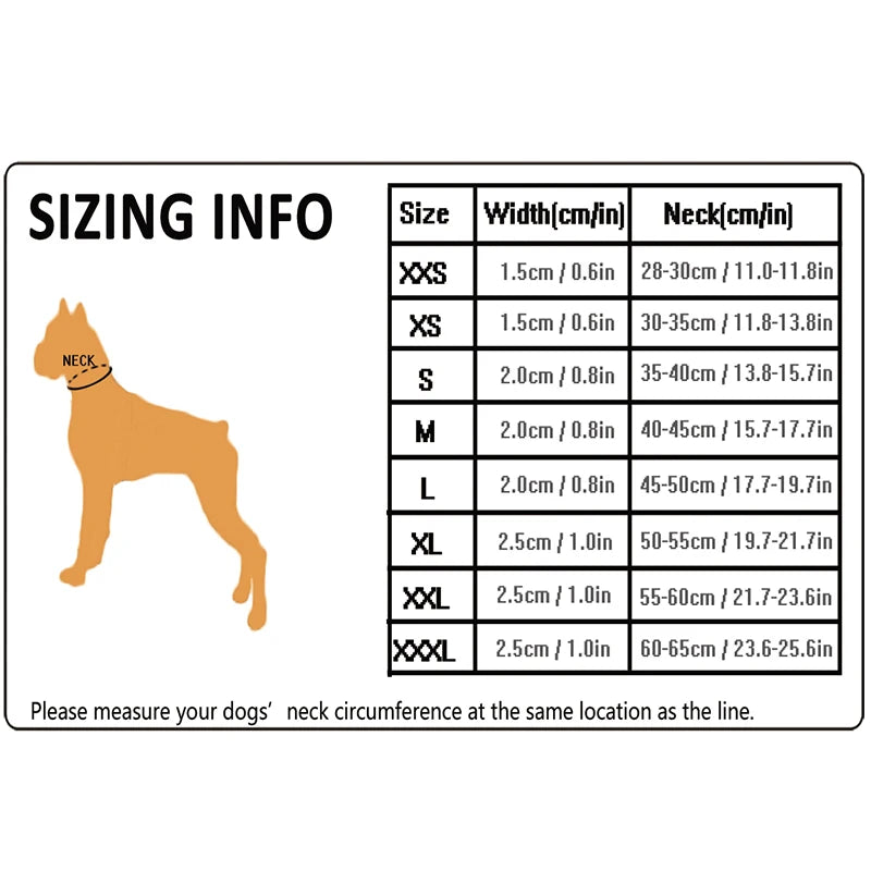 Traveling Dog Collar - Comfort Padded Collar for Medium & Large Dogs