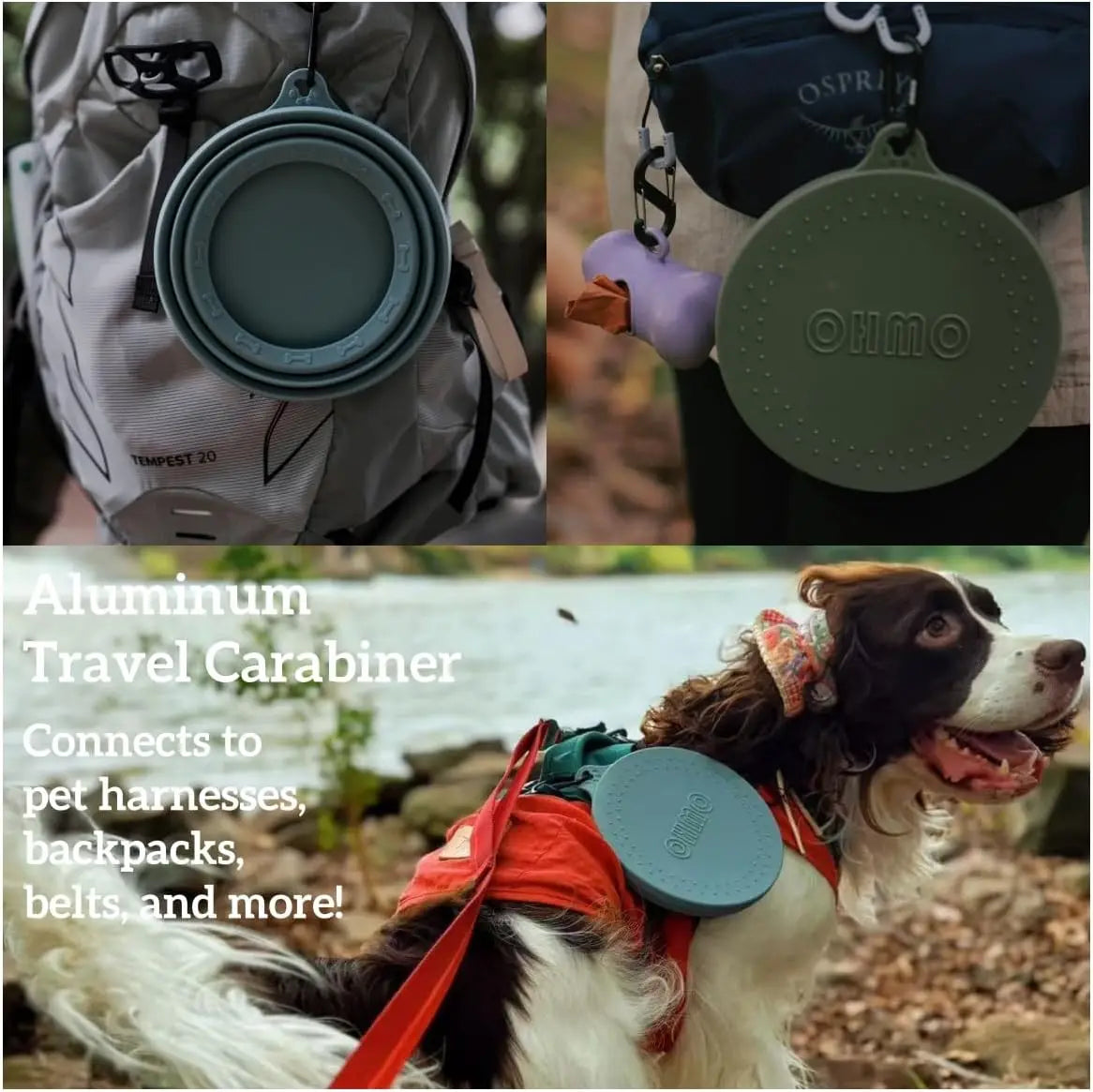 Collapsible Pet Travel Bowl, Spill-Proof Design