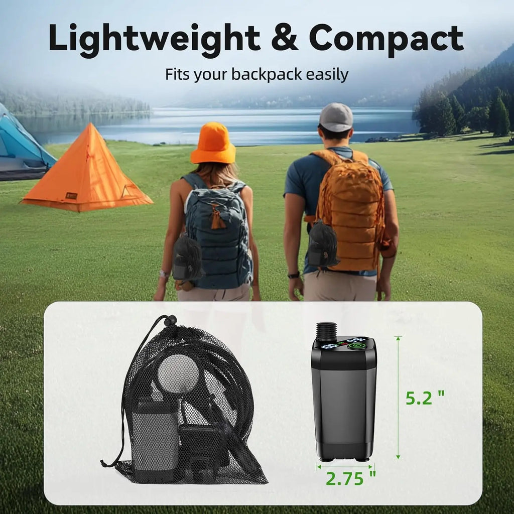 Portable Rechargeable Camping Shower with Heater