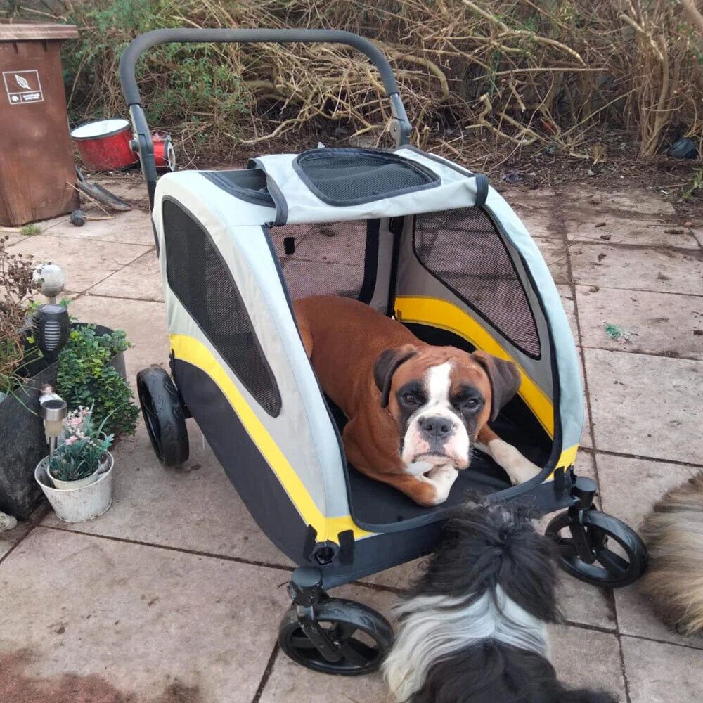 Premium Dog Stroller / Foldable Cart for S/M/L/XL Dogs