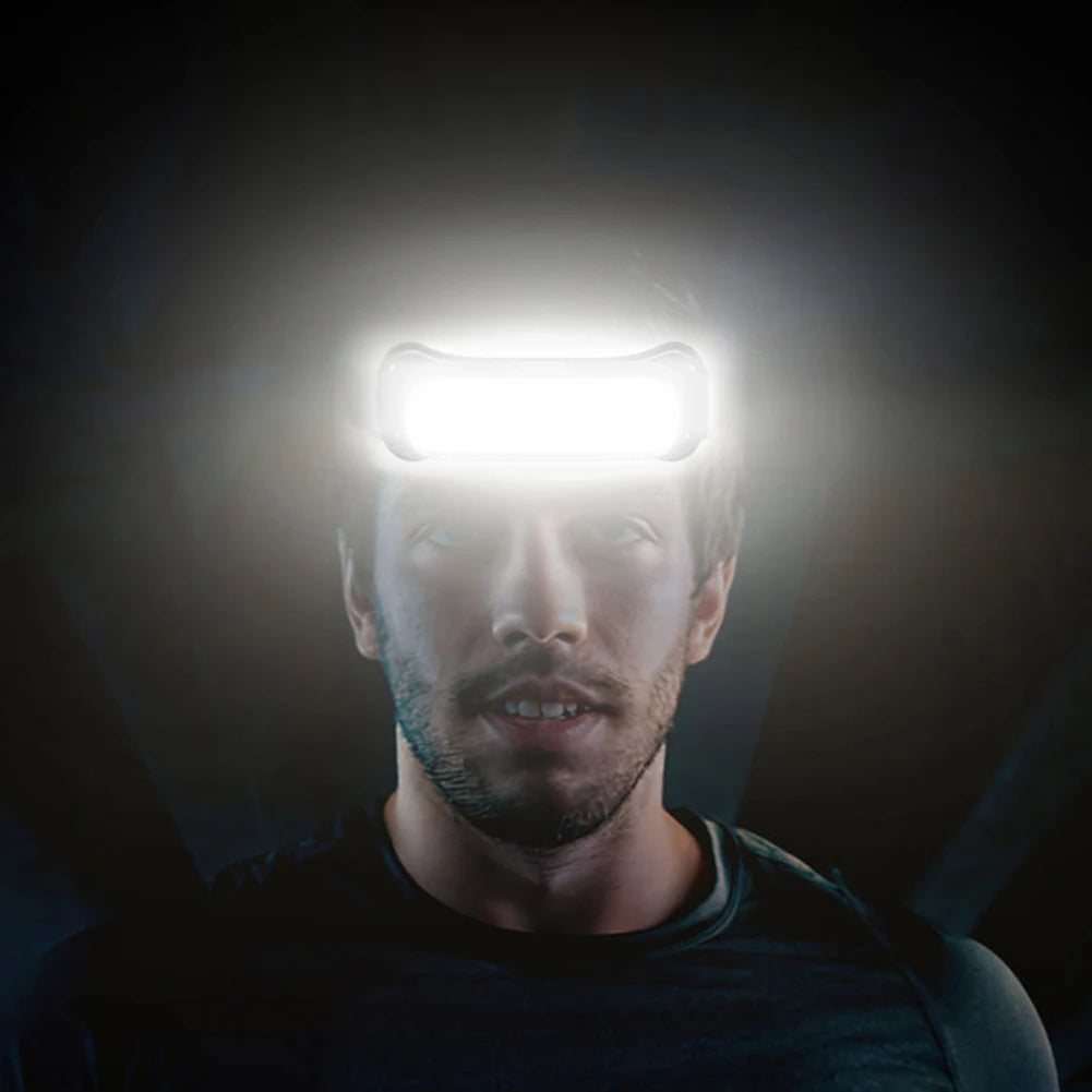 Rechargeable LED Headlamp 3-Mode with Adjustable Headband