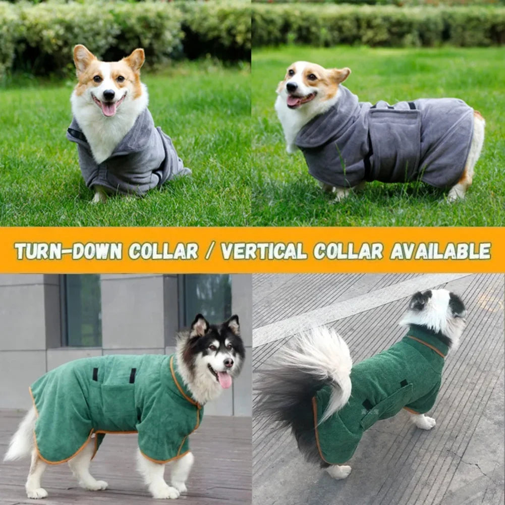 Dog Bathrobe / Bath Towel