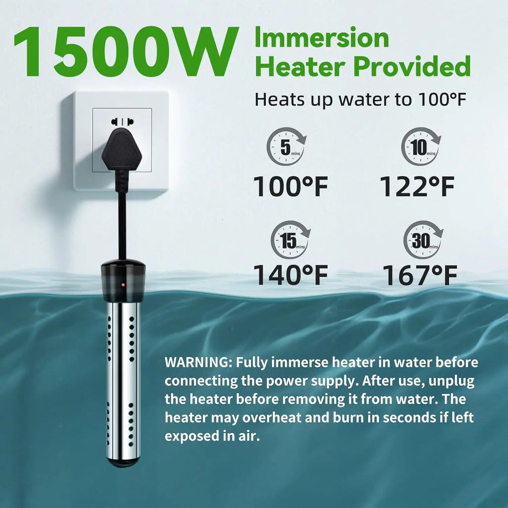 Portable Rechargeable Camping Shower with Heater