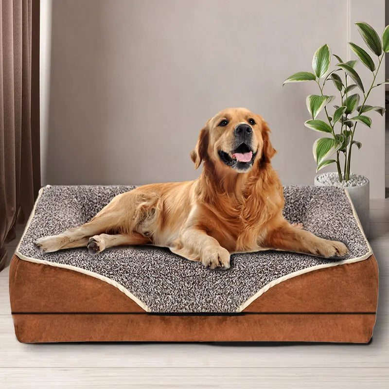 All-season dog bed, removable and washable