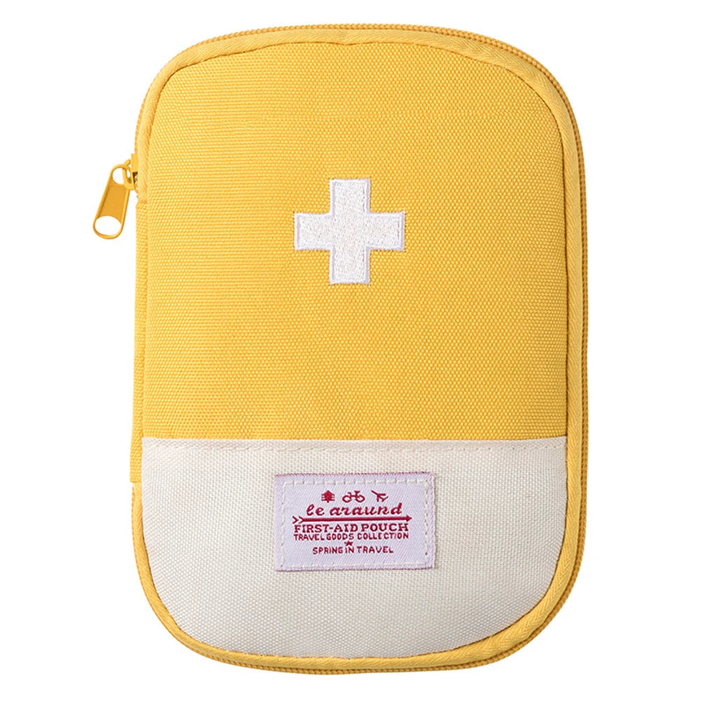 Portable First-Aid Pouch - Compact Emergency Medical Kit for Outdoor Adventures