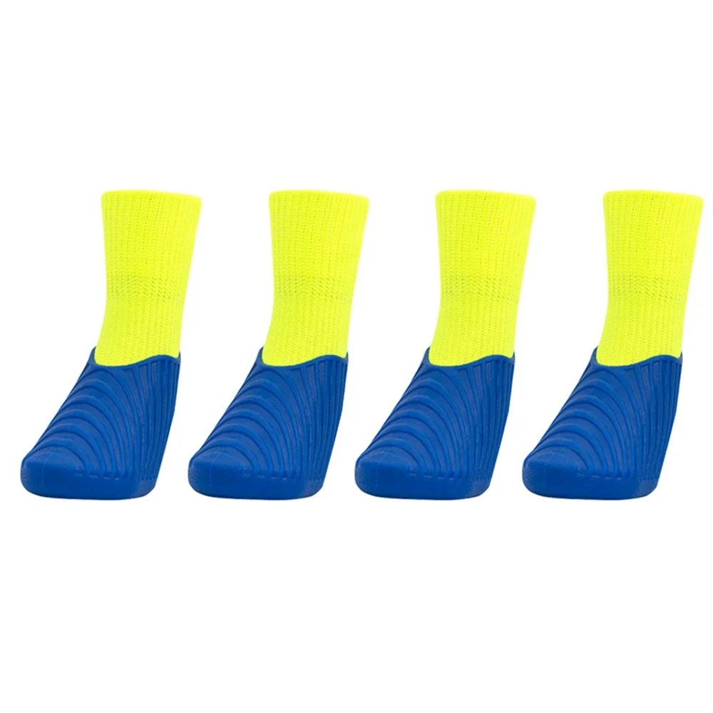 4pcs Dog Shoes, Waterproof with Antislip Sole