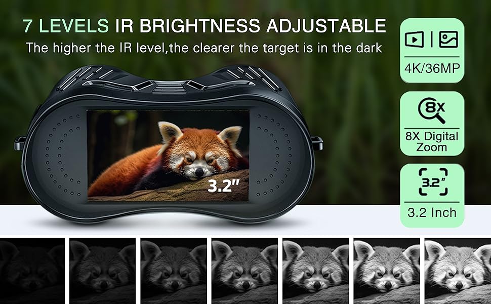 Night Vision Goggles Digital Zoom 1000ft HD 1080P